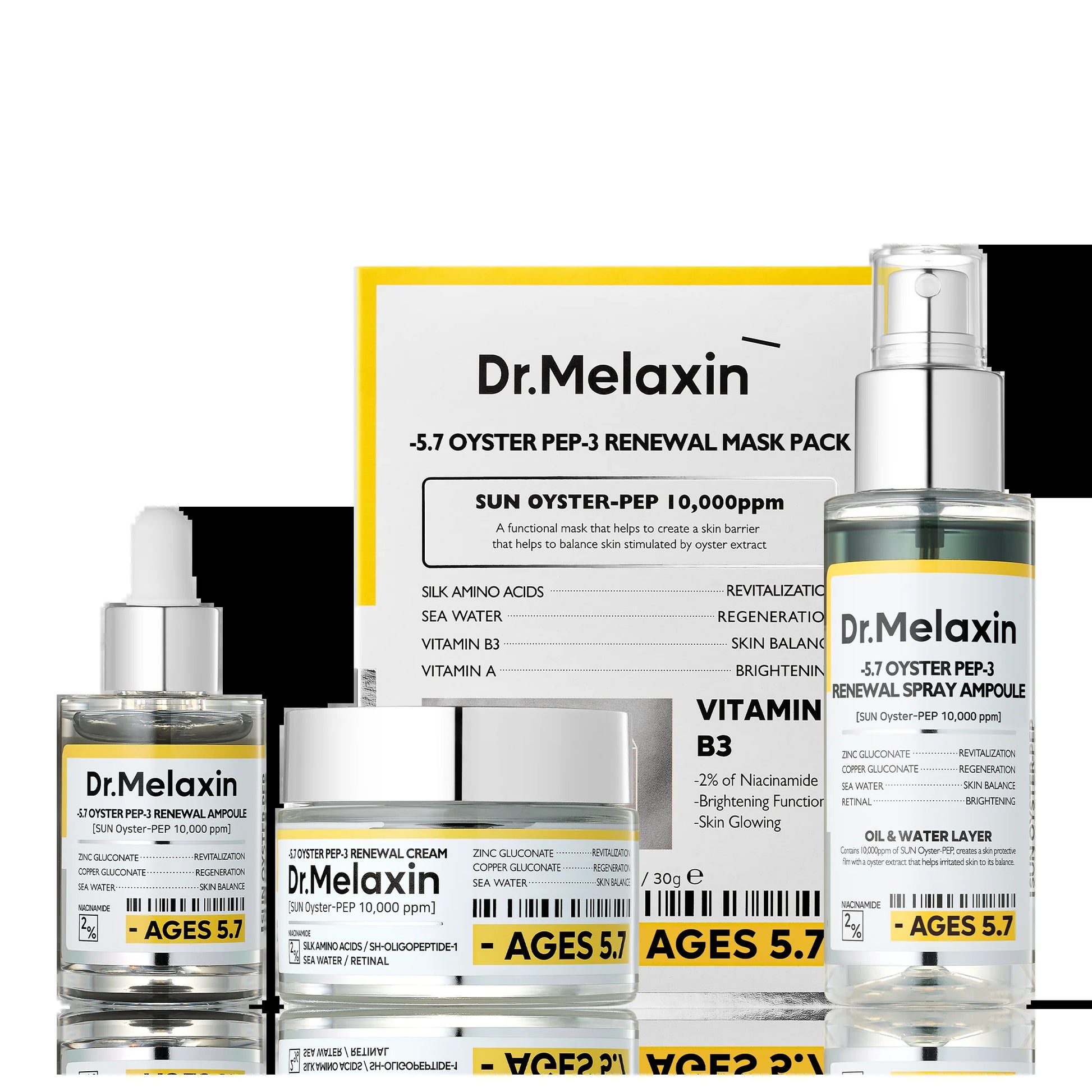 Oyster Pep-3 Renewal Anti-Aging Line