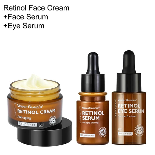 Dermavive Labs™- Anti-Aging Retinol Cream Skincare Set for Dark sport + Wrinkles